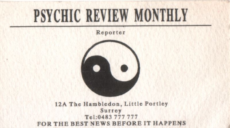 Pete's calling card