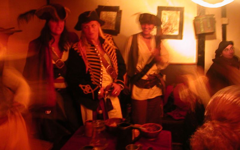 Local buccaneers and women of ill repute.