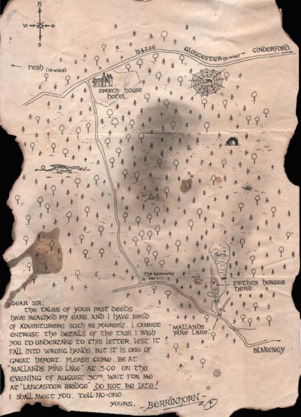 The map from the 10 hour adventure.