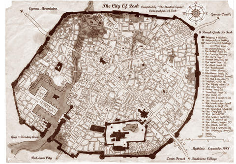 Map of Fesh - you remember Fesh? It's the city we never went to.
